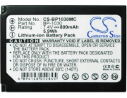 Cameron Sino dobíjecí baterie pro Samsung Type Bp-1030 / Ed-bp1030 / Cs-bp1030mc