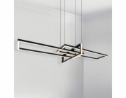 Závěsná lampa Trio Černá LED závěsná Salinas 320310332 rámy 34W 3000K nad postel