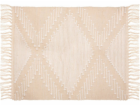 Koberec Atmosphera Beige Cot Sand, bavlna, boho, 60 x 90 cm