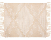 Koberec Atmosphera Beige Cot Sand, bavlna, boho, 60 x 90 cm