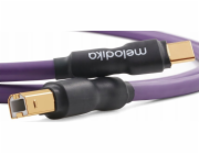 Melodika  MDUCB40 Fialový USB kabel USB kabel typu CB vč. pro DAC/zařízení lékařské / plotry - 4m