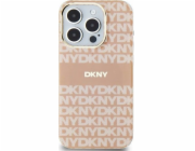 DKNY  DKHMP15MHRHSEP iPhone 15 Plus / 14 Plus 6,7 růžové/růžové pevné pouzdro IML Mono & Stripe MagSafe