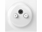 Fibaro Walli N zásuvka R/TV + SAT Bílá