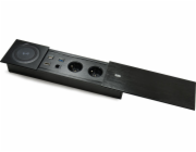 Stolní zásuvka Spacetronik s nabíječkou HDMI 2xUSB CAT6 Slider Spacetronik SPS-S27B