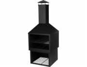 Zahradní krb kovový 118 cm KO-CM7000290