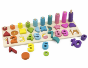 BABU - Dřevěná sada Čísla a tvary 2