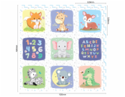 Pěnové puzzle Safari 9 ks