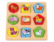 BABU - Puzzle vkládačka zvířátka z farmy