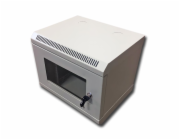 Datacom 10" rack jednodílný 6U/280 šedý 7011 RACK DATACOM 10" nástěnný rozvaděč 6U/280 mm