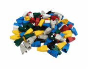 DATACOM Ochrana RJ45 s výřezem ZELENÁ (100ks)