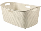 koš na čisté prádlo 47l,60x28x30 béžový MY STYLE