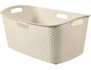koš na čisté prádlo 47l,60x28x30 béžový MY STYLE