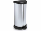 CURVER Deco Bin Odpadkový Koš Stříbrná/černá 40l