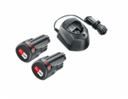 Startovací sada Bosch 12V (2x 1,5Ah + GAL 1210 CV), nabíječka
