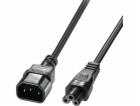 Lindy Lindy IEC-Netzkabel C14 an C5 napájecí kabel 3m