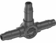 Micro-Drip-System T-kus 4,6 mm (3/16), připojení