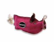 PafDog Prasátko Pinky Hračka pro psy z kůže a juty 28cm
