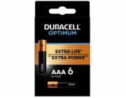 Duracell Optimum alkalická baterie 6 ks (AAA)