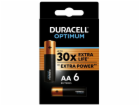 Duracell Optimum alkalická baterie 6 ks (AA)