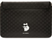 Karl Lagerfeld Saffiano Monogram Choupette Computer Sleeve 14" Black Nové