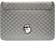 Karl Lagerfeld Saffiano Monogram Choupette Computer Sleeve 14" Silver Stylové pouzdro určené pro notebook/tablet. Precizní provedení a stylový vzhled jsou přednostmi výrobků Karl Lagerfeld. Značkové 