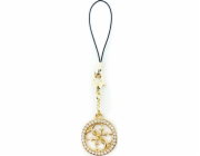 Guess Přívěsek 4G Strass Metal Logo Nové