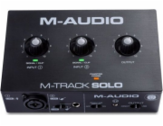 M-AUDIO M-Track Solo USB Zvukové rozhraní Předzesilovač Crystal 16 bit 48 kHz Černá