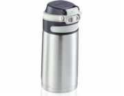 Leifheit 3244 Flip Kubek termiczny 350 ml Srebrny