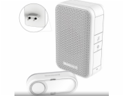 Honeywell Home DC312SP2USB bezdrátový zvonek Series 3, 6 melodií, základna do zásuvky s USB nabíječkou