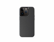 Epico Mag+ Hybrid Carbon Case - MagSafe compatible iPhone 15 Pro Max - černá
