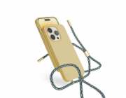 EPICO silikonový kryt se šňůrkou pro iPhone 13 / 14 (6,1") - písková