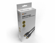 Solight HDMI kabel s Ethernetem, HDMI 2.0 A konektor - HDMI 2.0 A konektor, blistr, 3m