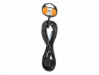 Solight flexo kabel, 3x 1mm2, černá, 2m