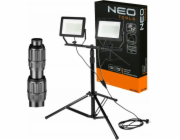 Dvojitý reflektor 2x100W SMD LED 2x8500lm na stativ 1,8m