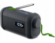 Přenosné solární rádio Muse s klikou a svítilnou | Múza