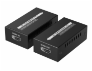 PremiumCord 4Kx2K@60Hz HDMI2.0 extender na 60m přes jeden kabel Cat6/6a/7