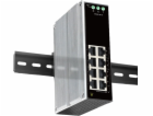 Conexpro GNT-IG1008GL-AC, Průmyslový switch na DIN lištu,...