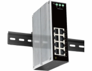 Conexpro GNT-IG1008GL-AC, Průmyslový switch na DIN lištu, 8x LAN