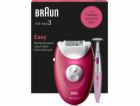 Epilátor Braun Silk•épil 3 SE3-202, bílá/růžová