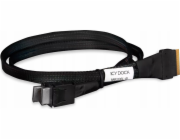 Icy Dock Dokovací kabel Icy SlimSAS x8 SFF-8654 > 2x OCuLink x4 SFF-8611 (černý, 50 cm)