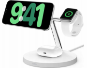 Belkin Boost Charge Pro 3-in-1 Magnetic Wireless Charging Stand with Qi2 15W - White *Rozbalený*