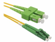 XtendLan Patch kabel, optický, LC-SC, APC/APC, 9/125µm, singlemode, duplex, 1m