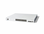 Cisco Catalyst 1300-24XT - Přepínač - L3 - inteligentní - 24 x 10 Gigabit Ethernet + 4 x combo 10 Gigabit SFP+/RJ-45 - Lze montovat do rozvaděče