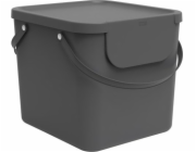 ROTHO Albula Anthracite - kontejner na třídění odpadu - 40l
