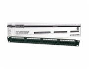 Digitus Patch Panel 19",CAT6,8P8C,LSA,1U,24 x RJ45, nestíněný,černý