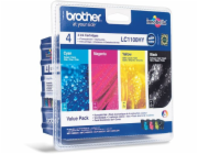 BROTHER LC-1100 Ink BK/C/M/Y HY  Pack pre MFC-6490CW/DCP-6690CW