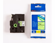 Brother - TZe-C51, signální žlutá / černá  (24mm)