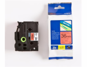 Brother TZ461 TZE-461, červená/černá, 36mm