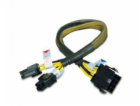 AKASA kabel  prodloužení k 8pin ATX PSU, 30cm