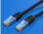Patch kabel FTP Cat 6, 0,5m - černý